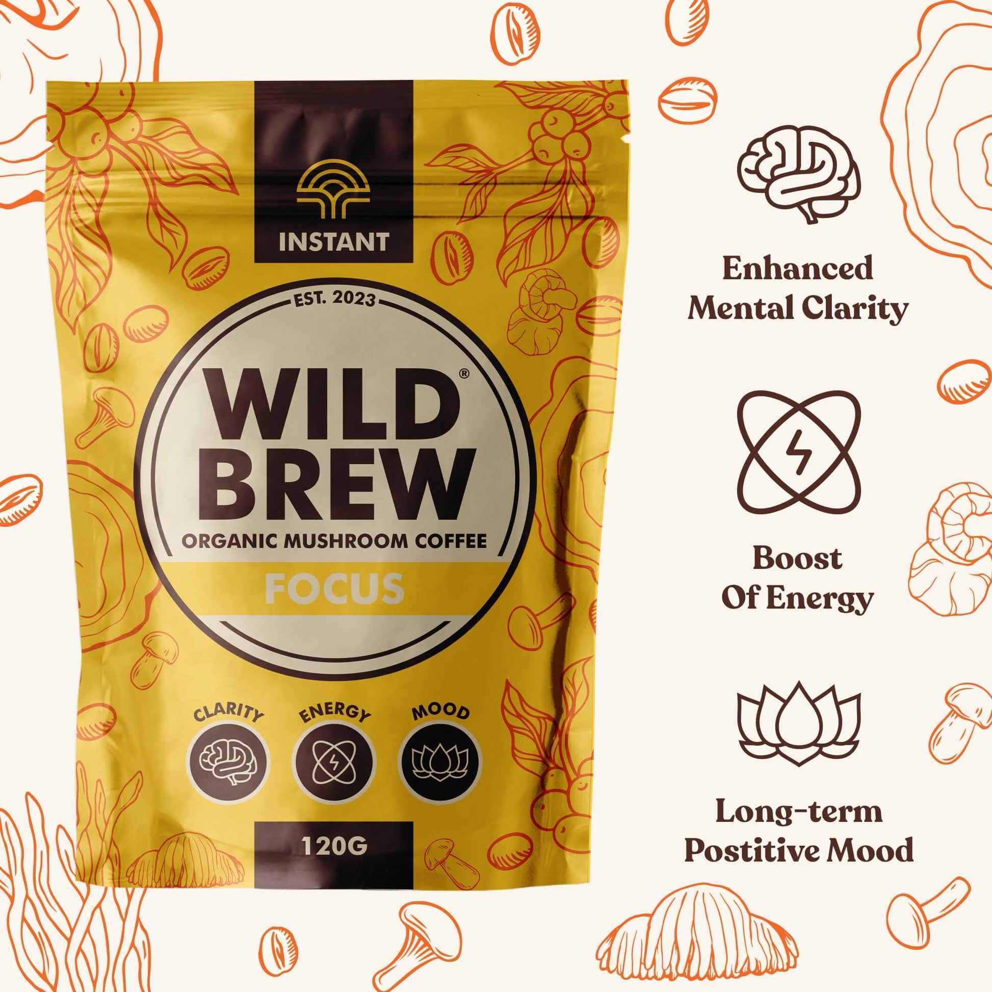 Wild Brew Organic Mushroom Coffee